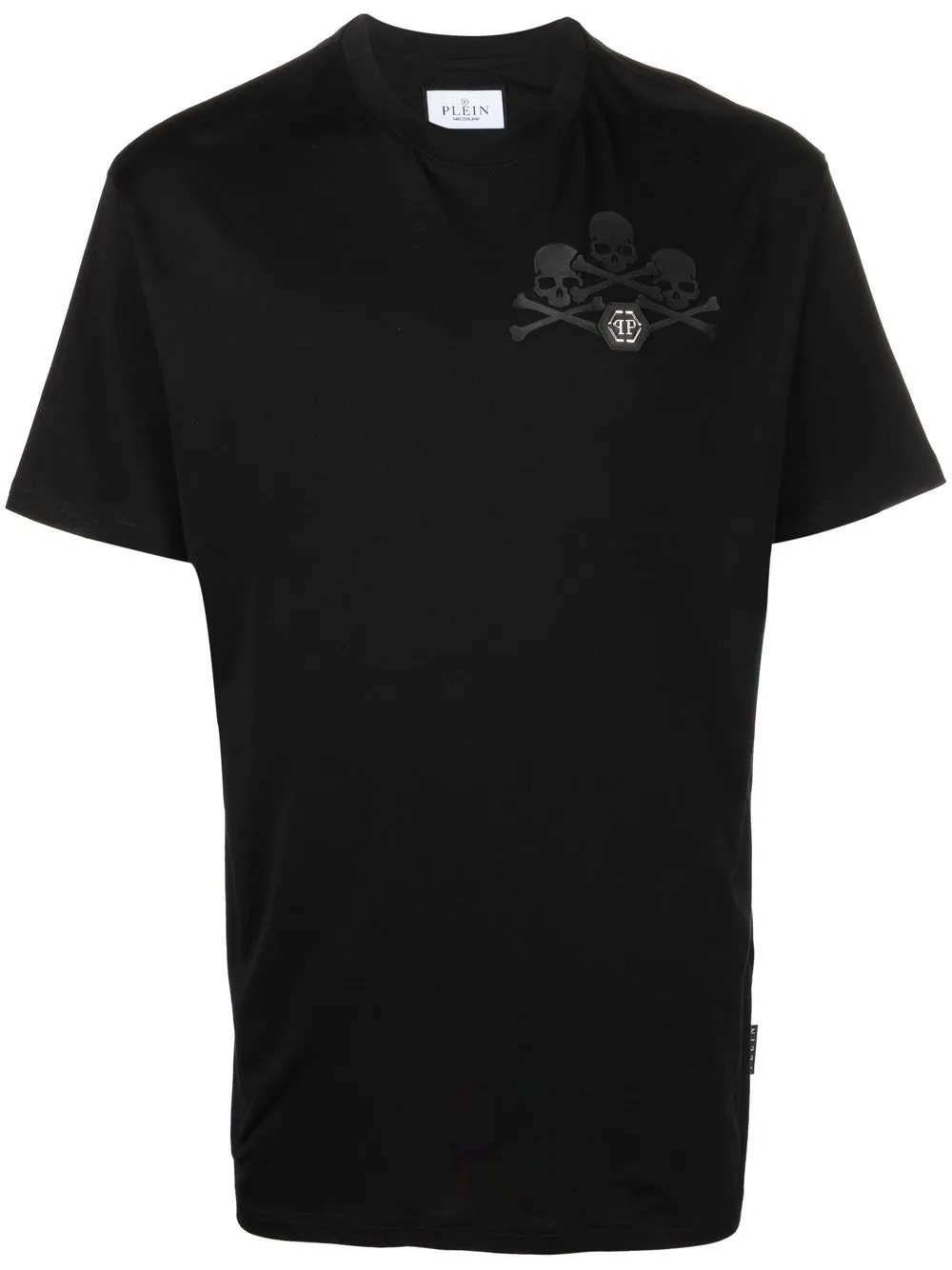 

Футболка с принтом Skull Philipp Plein, черный