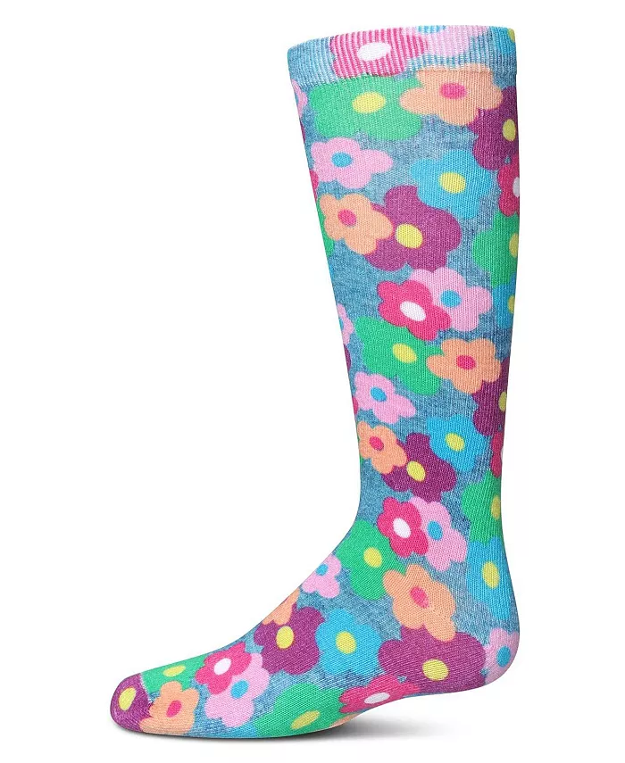 

Детские носки MJ Floral Cotton Blend до колена Memoi, мультиколор