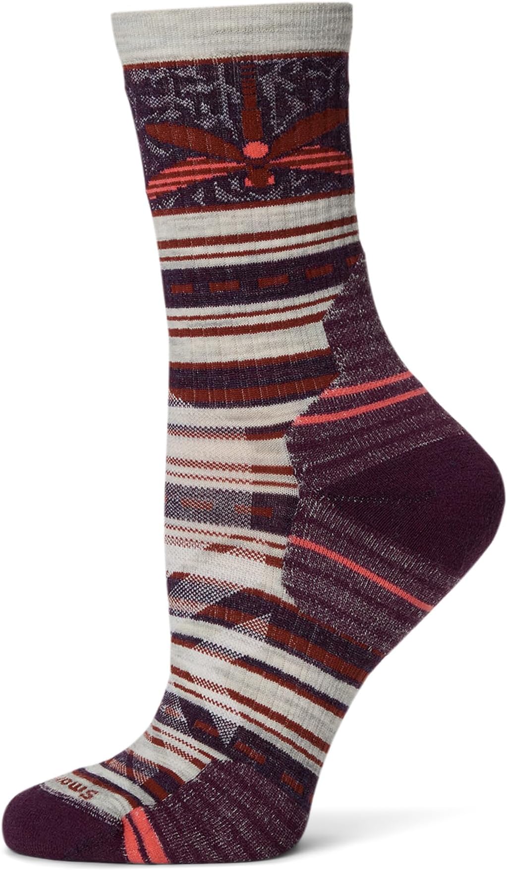 

Носки Smartwool Hike Targeted Cushion Dragon Stitch Mid Crew Socks, цвет Ash