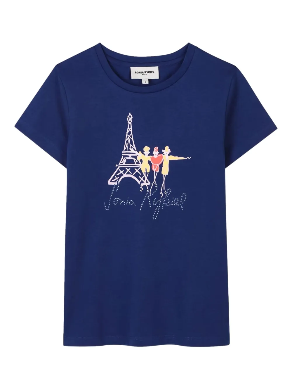 

Футболка с логотипом SONIA RYKIEL ENFANT, синий