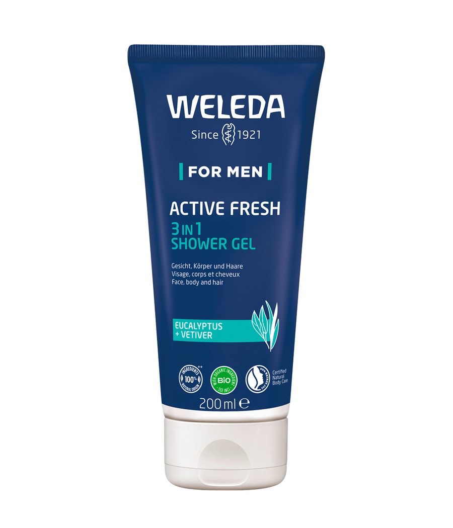 

Гель для душа Weleda Men Aktiv, 200 ml