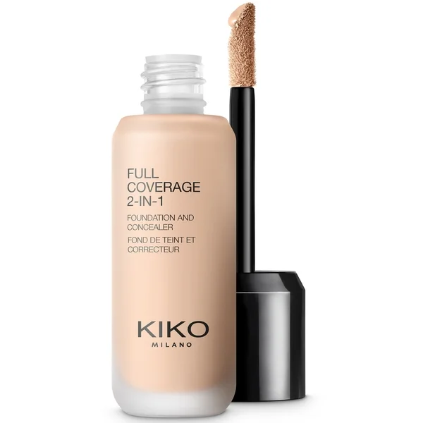 

Тональный крем и консилер полного покрытия 2-в-1 Kiko Milano, 25 мл., цвет 01 neutral