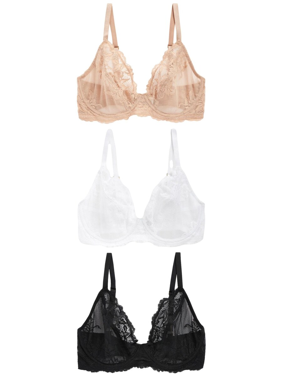 

Бюстгальтер Next, цвет Dark beige/Black/White