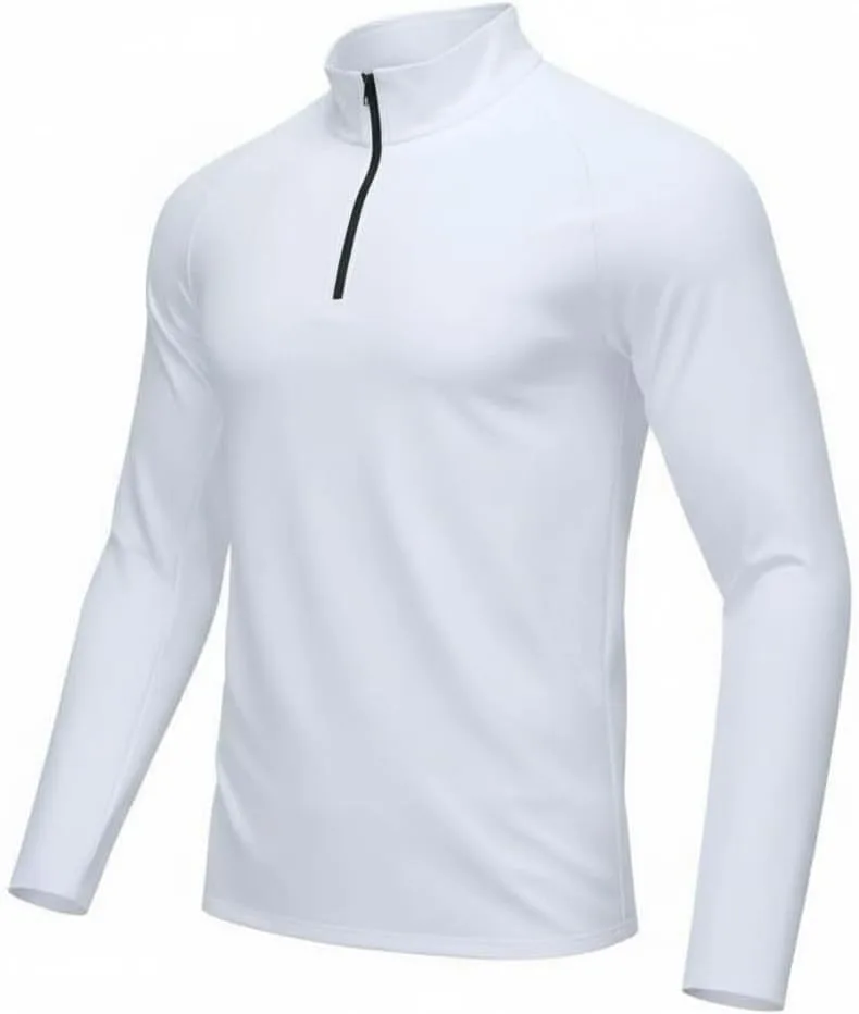 

Мужская толстовка с четвертью молнии, длинный рукав, спортивная футболка Turecoat