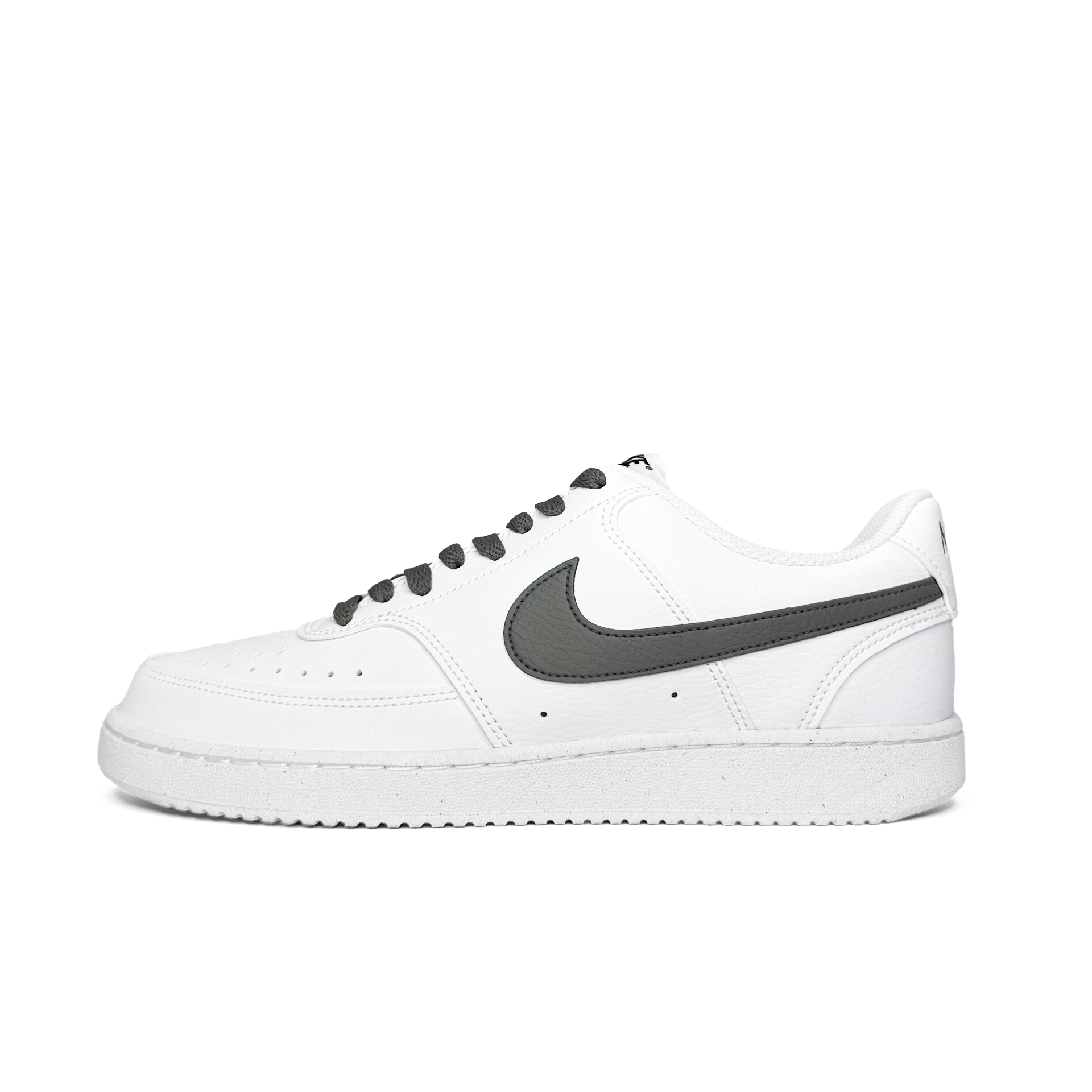 

Nike Кроссовки Court Vision 1 Gray Moon Art Gallery с противоскользящим покрытием, износостойкие, низкие, для скейтбординга, мужские, белые, серые