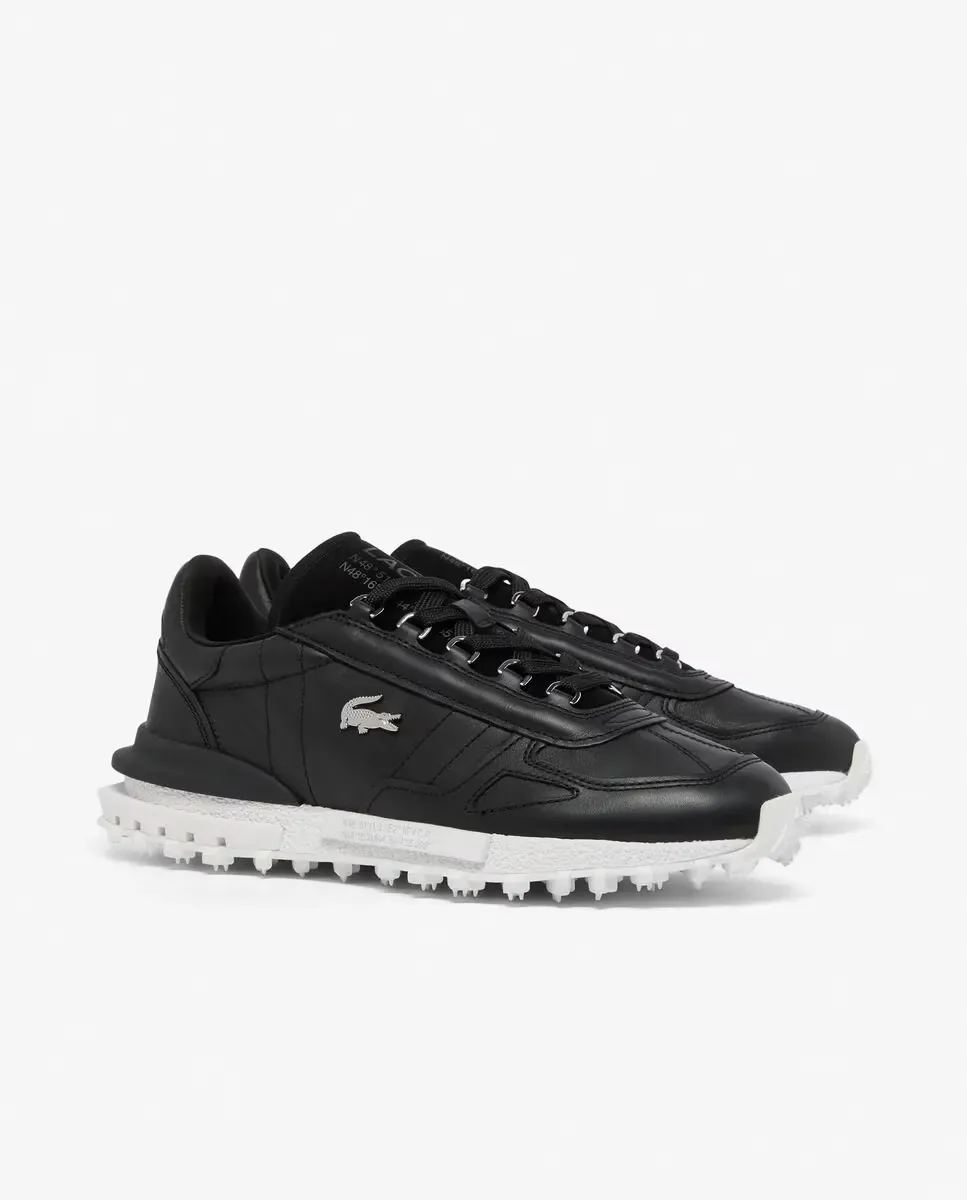 Мужские кожаные кроссовки Elite Active Lacoste, черный — фото 3