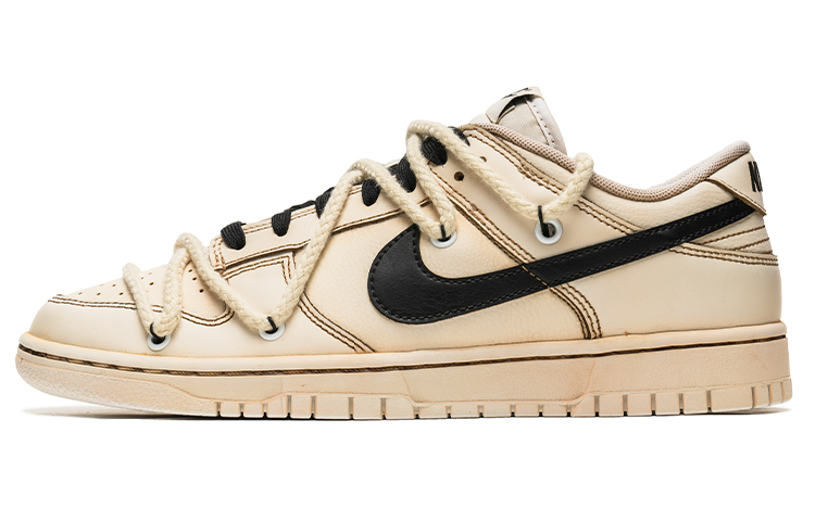 

Nike Dunk Low Retro мужские черно-коричневые скейтборд кроссовки