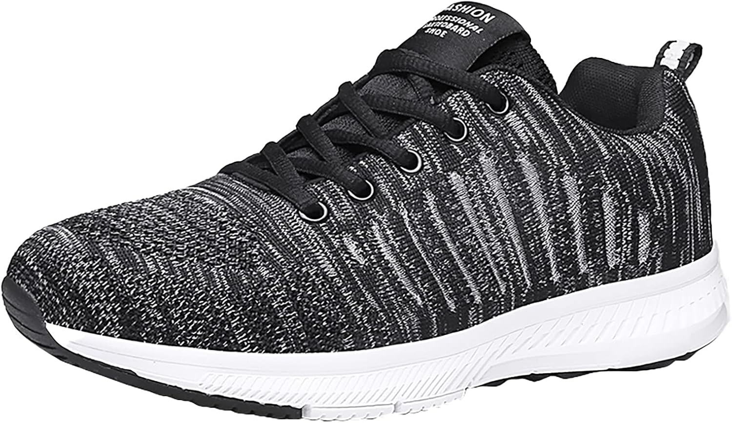 

Мужские кроссовки с сеткой без шнурков для прогулок, повседневные спортивные обувь на шнуровке, модные кеды с мягкой подошвой, комфортные с платформой Shijian, черный