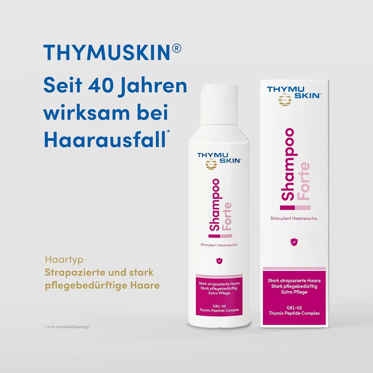 Набор Thymuskin Forte против выпадения волос, 400 мл Thymu Skin Gkl — фото 2