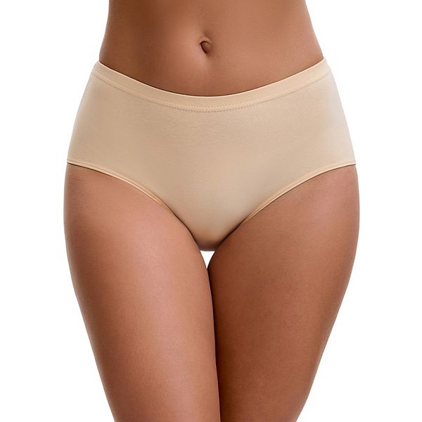 

Женские классические трусы с эластичным поясом и полным покрытием Inspire Chic, Beige