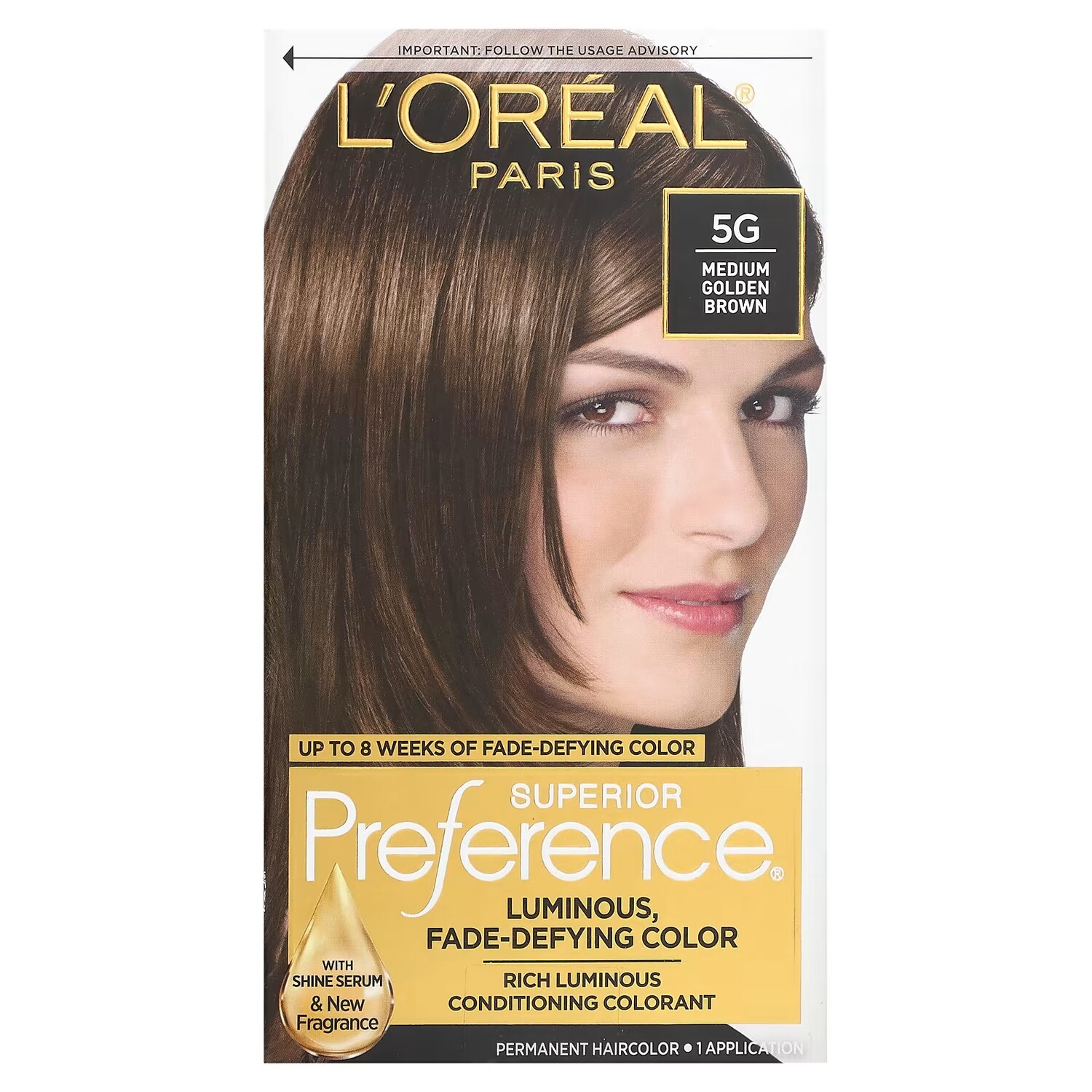 

Краска для волос L'Oréal Superior Preference золотисто-коричневый