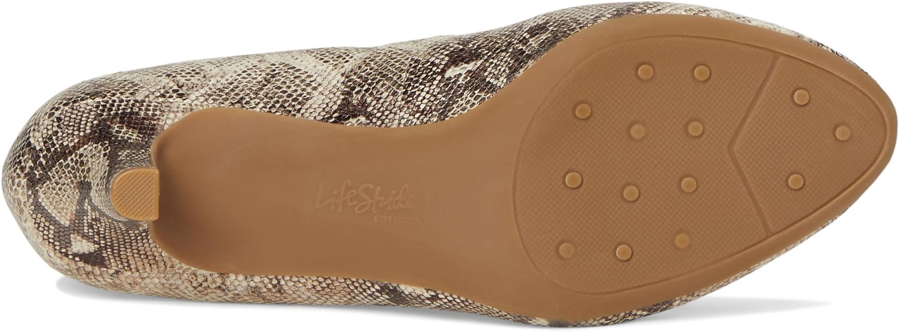 Туфли LifeStride Parigi Pumps, цвет Taupe Foiled Snake — фото 3