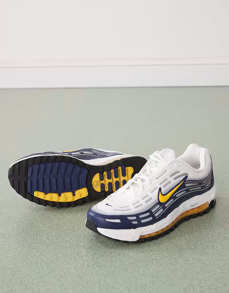 Кроссовки Nike Air Max TL 2.5 белого и темно-синего цветов — фото 4