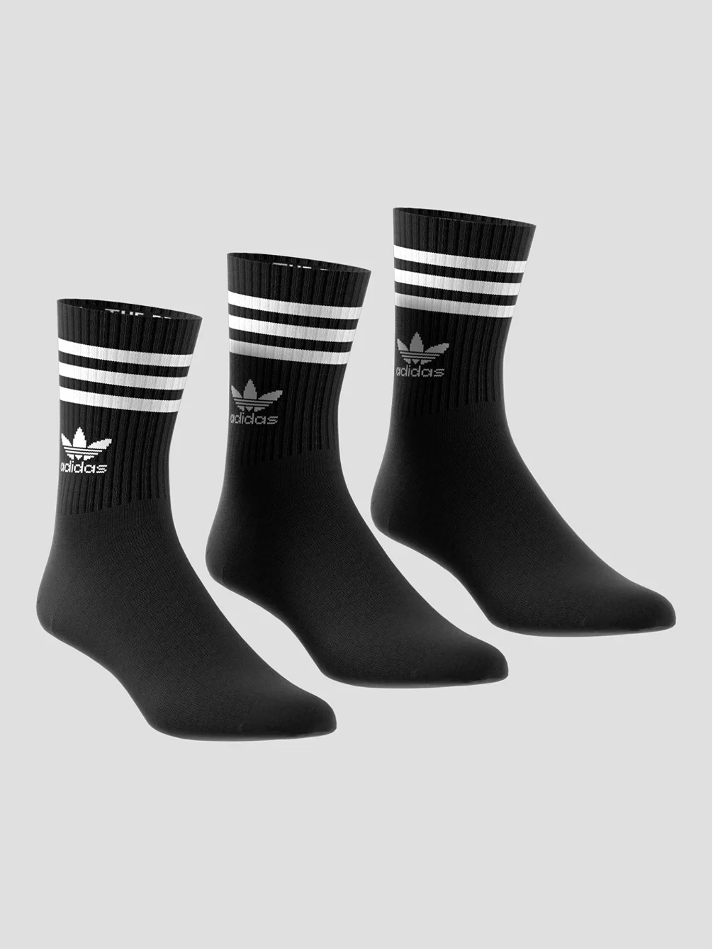 

Носки среднего кроя с круглым вырезом Adidas Originals, черный