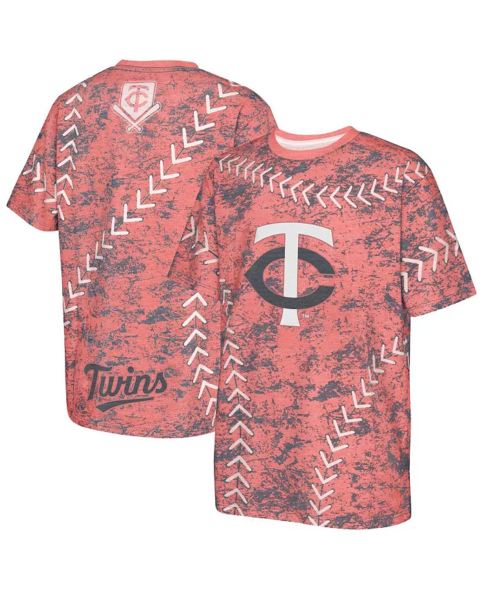 

Футболка с принтом Minnesota Twins Slide Score Bold для мальчиков и девочек, красная Outerstuff