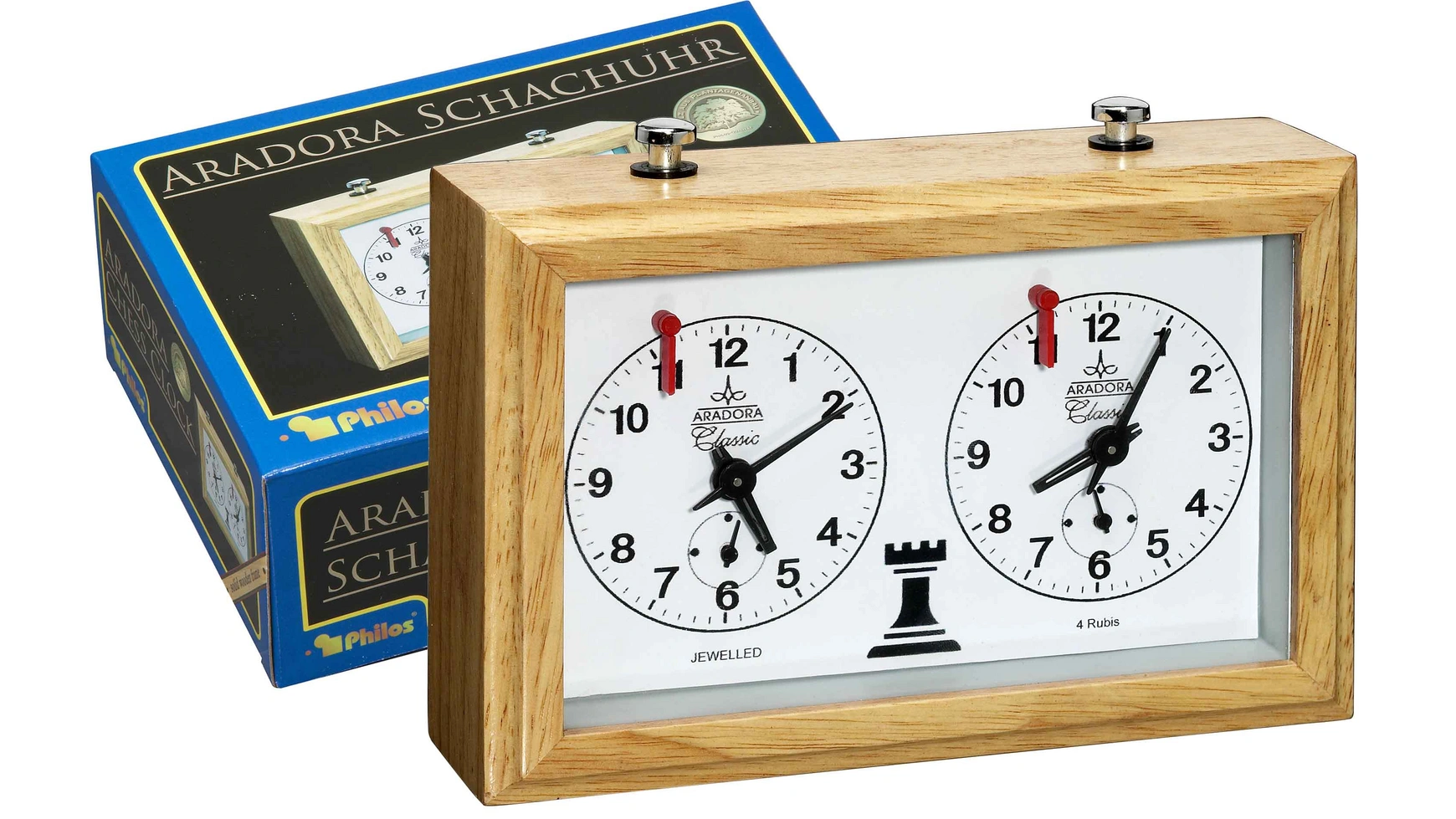 

Шахматные часы aradora, механические, в деревянном корпусе