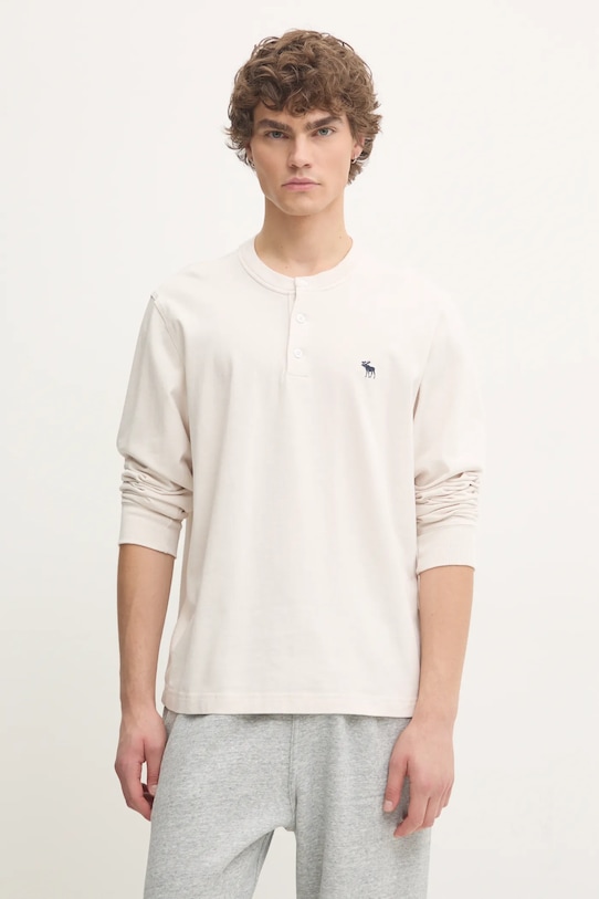 

Хлопковая водолазка Abercrombie & Fitch, бежевый