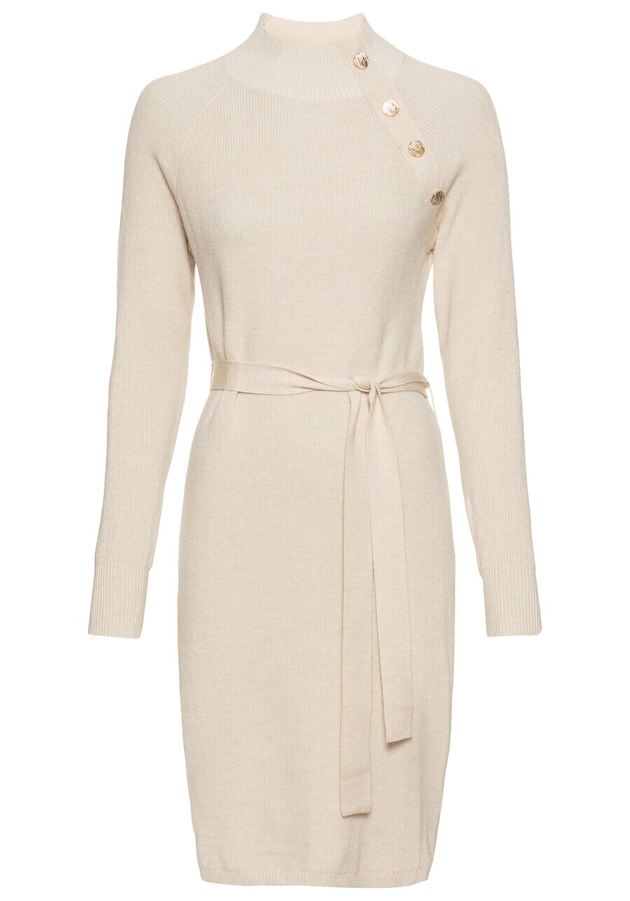 

Вязаное платье LAURA SCOTT Knitted dress, бежевый