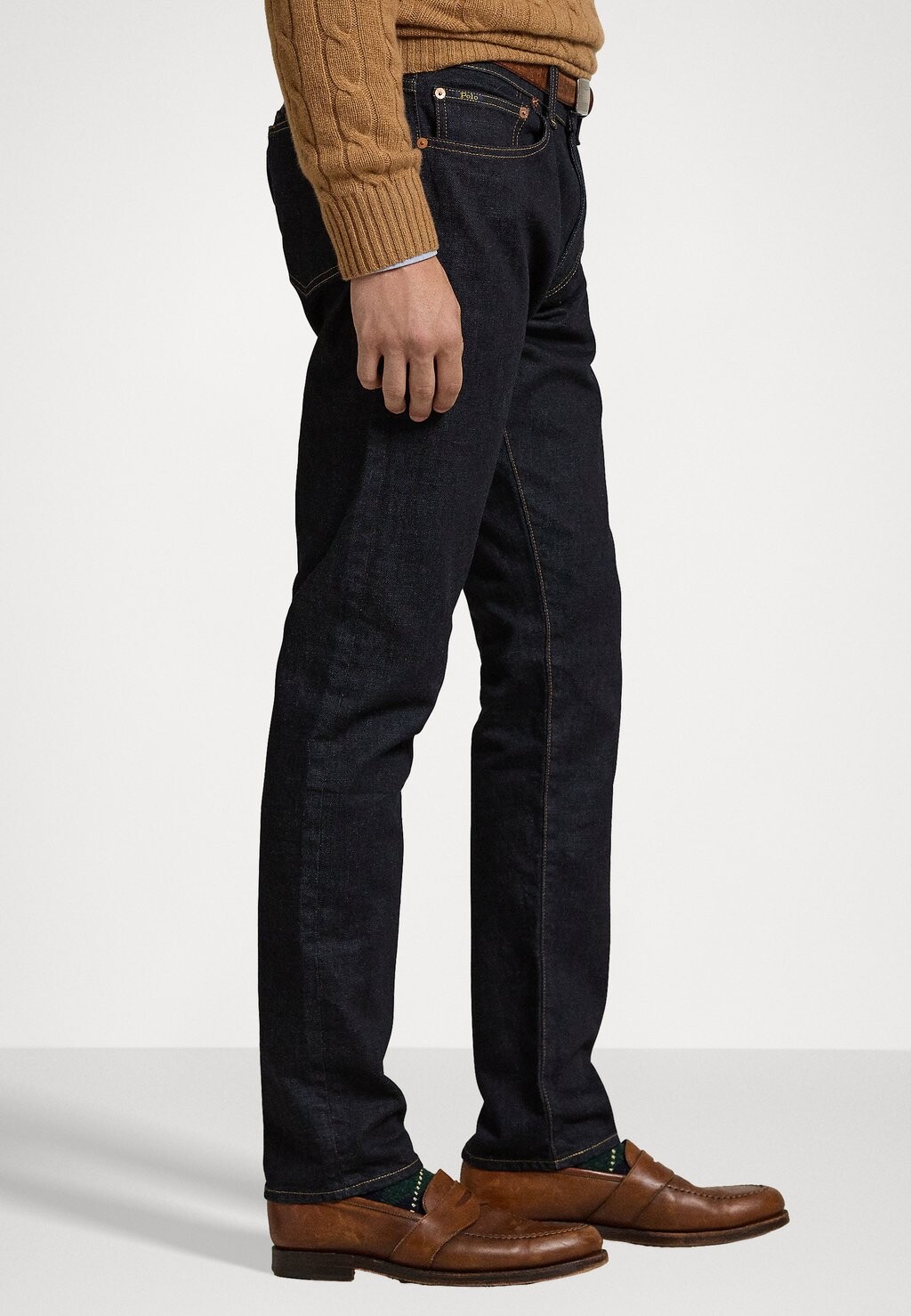 Джинсы узкого кроя SULLIVAN SLIM STRETCH JEAN Ralph Lauren, темно-синий деним — фото 3