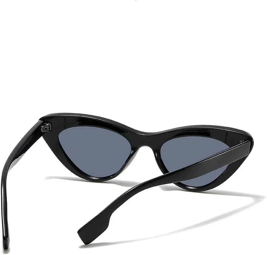 

Ретро женские солнцезащитные очки «кошачий глаз» с улучшенной защитой от солнца, модные солнцезащитные очки для девушек, персонализированные очки HVTVTLA, Blue