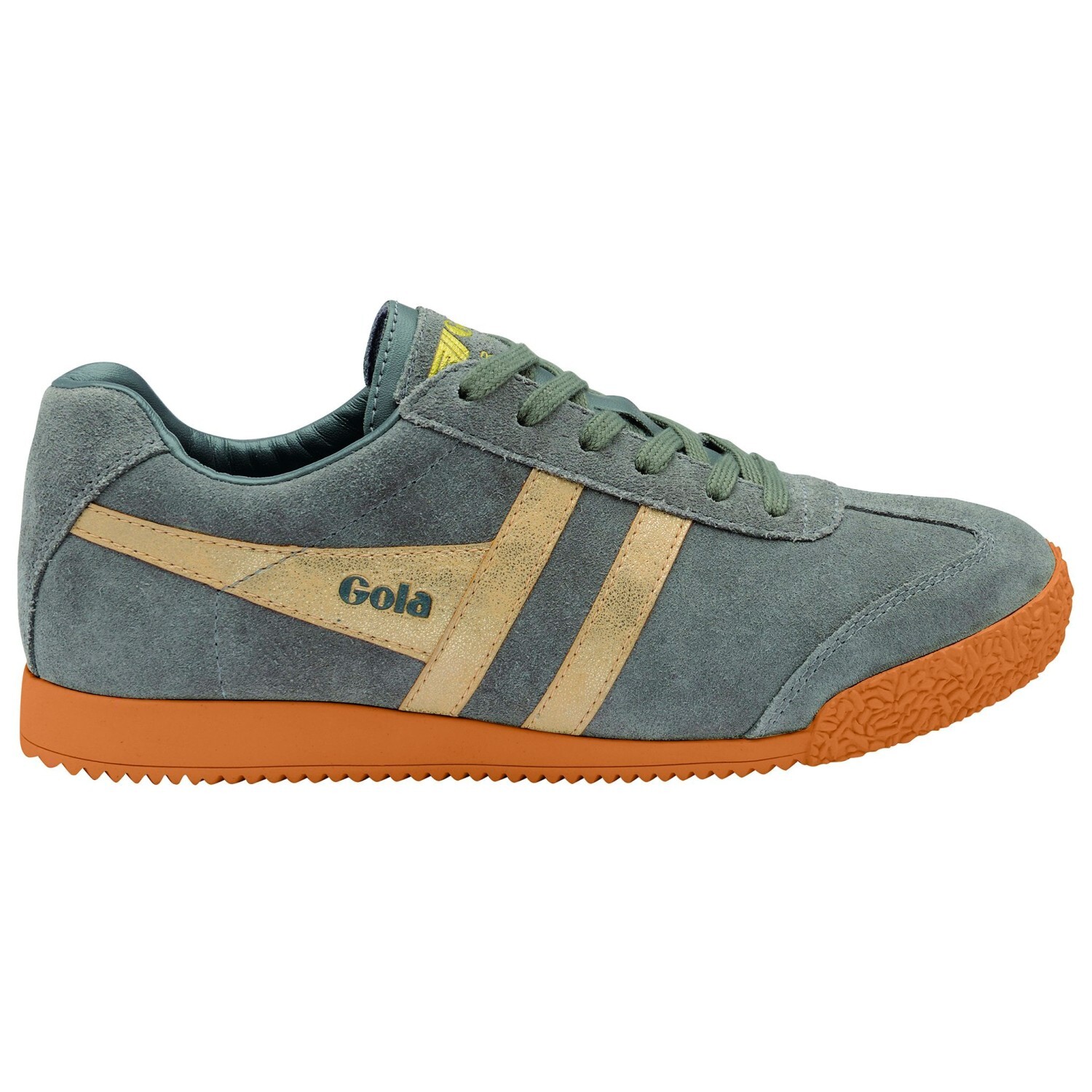 

Кроссовки Gola Harrier Mirror, цвет Ash/Gold/Gum