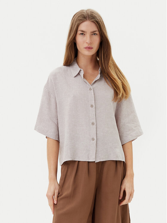 

Свободная рубашка Linn 10306820 Vero Moda, серый