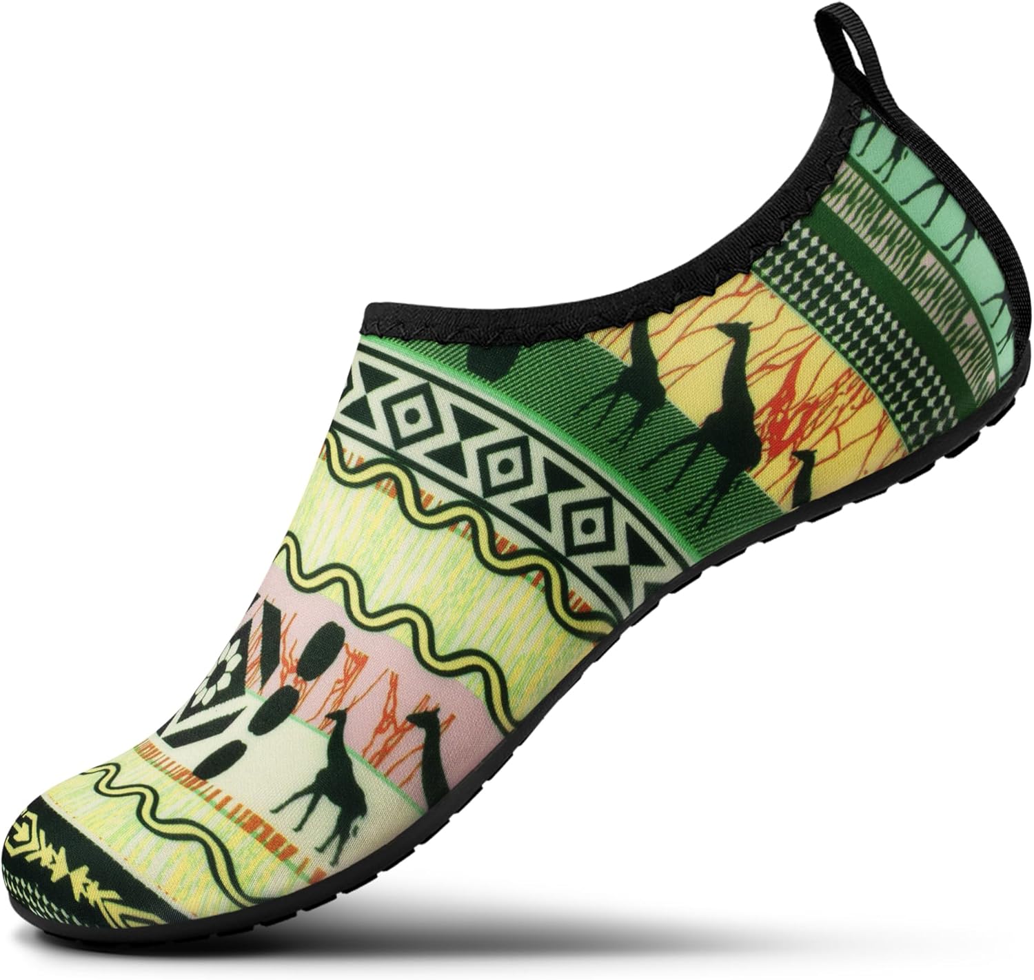 

Водные туфли SEEKWAY для женщин и мужчин, взрослые, быстросохнущие акваноски, босоножки с противоскользящей подошвой для пляжа, плавания, реки, бассейна, озера, серфинга, черные SK002(U)