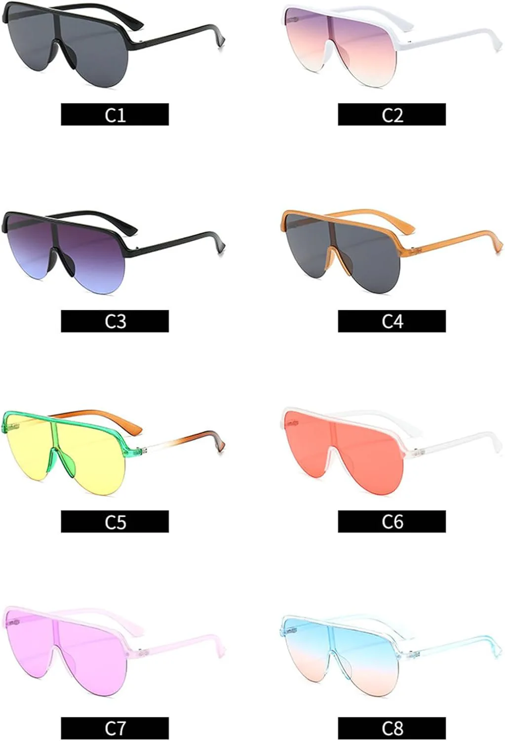 

Солнцезащитные очки Willochra Fashion Wave Mask для женщин и мужчин, модные очки-щитки большого размера, роскошные дизайнерские очки в стиле панк Y2K, C4