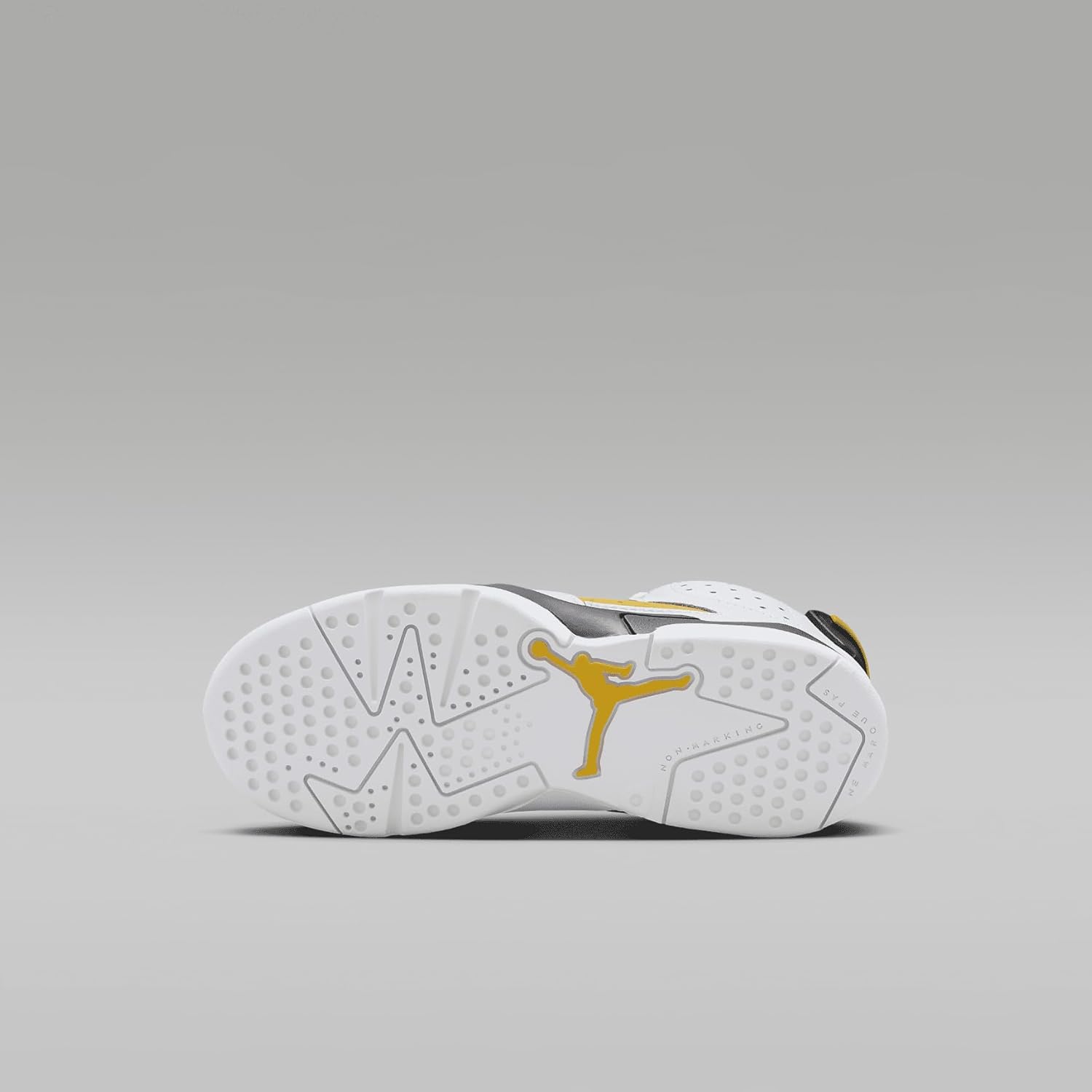 Кроссовки Nike Jordan 6 Retro для мальчиков, белый/черный/желтый — фото 2