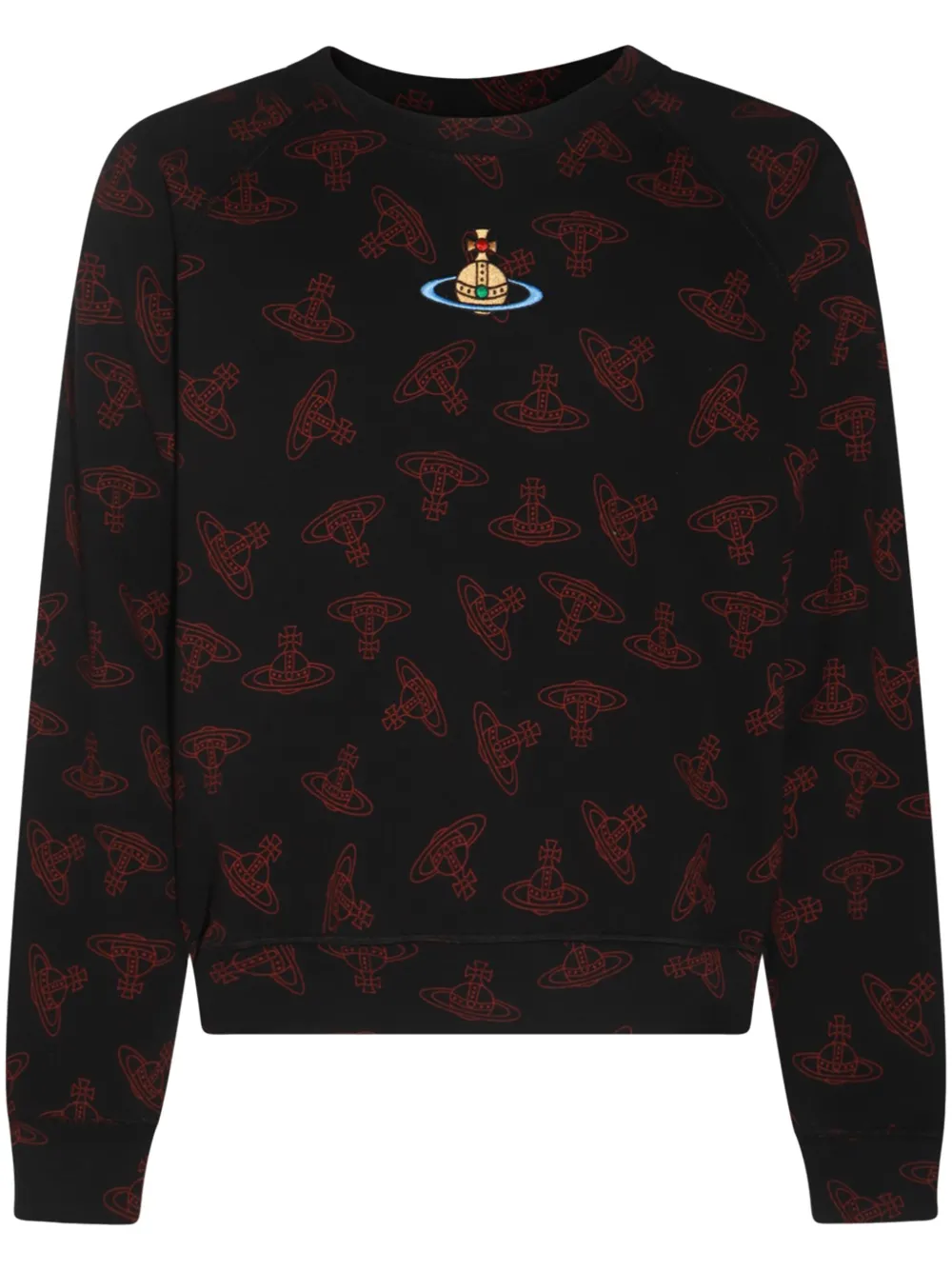 

Толстовка с принтом Orb Vivienne Westwood, черный