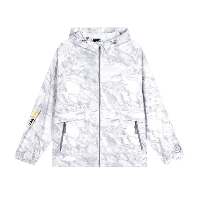 

LINING Тренч мужской стандартный белый и пепельно-серый, Standard white/rock ash