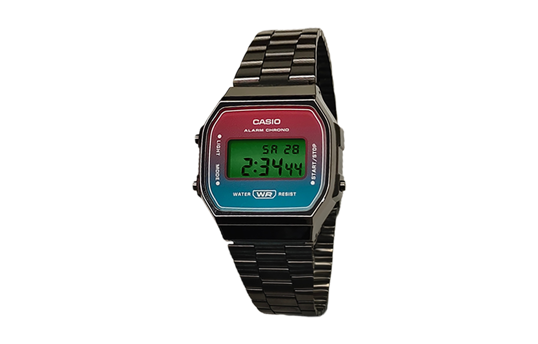 

CASIO Часы Retrofit Series Quartz Movement Stainless Steel Ion Plated Strap Watch Men's Watch Multicolor Watch Dial