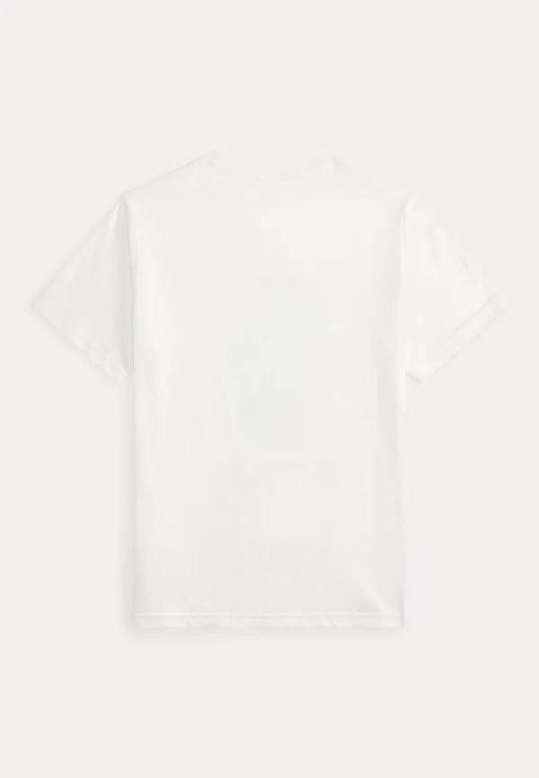 Футболка из хлопкового трикотажа polo bear с принтом 714y. Polo Ralph Lauren, White Core — фото 2