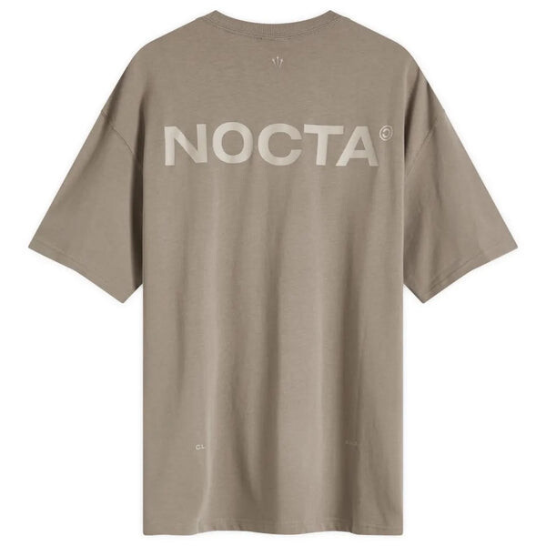 Футболка x nocta big body cs t-shirt 'olive grey' Nike, серый — фото 2