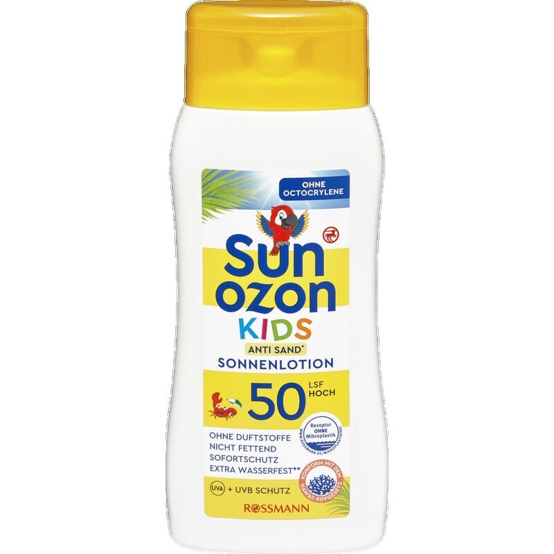 

Солнцезащитный лосьон Anti Sand* SPF 50 sunozon, 200 ml