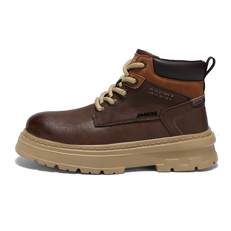

King Jinmai Короткие мартинсы мужские абрикосово-коричневые, цвет Apricot Brown