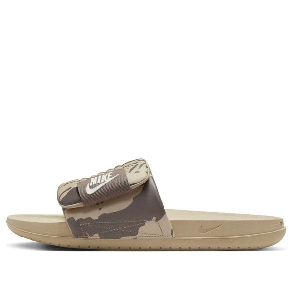 

Тапочки offcourt adjust slide 'limestone olive grey' Nike, серый