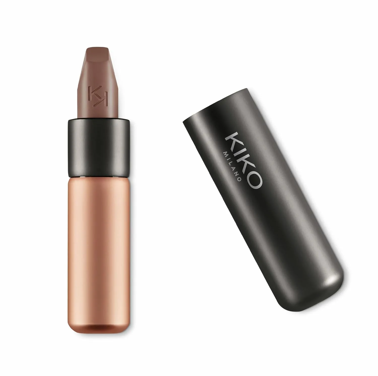 Матовая помада KIKO Milano Velvet Passion | Кремовая матовая помада, 332 Taupe Brown