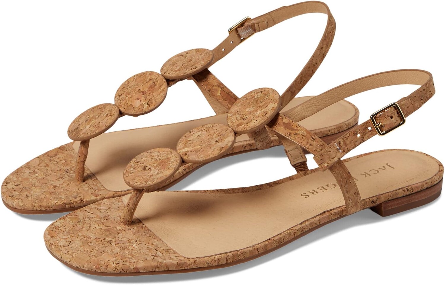 

Сандалии на плоской подошве Worth Flat Sandal Jack Rogers, цвет Cork