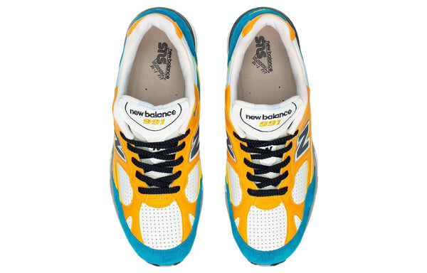 Кроссовки sneakersnstuff x 991 сделано в англии New Balance, синий — фото 3