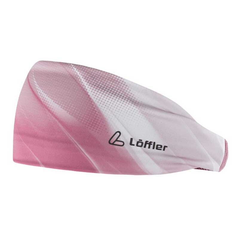 

Повязка на голову Loeffler Elastic Print, розовый