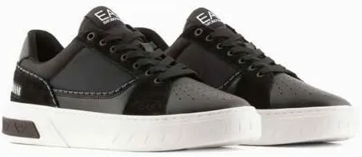 Мужские кроссовки Emporio Armani EA7, белые с черными элементами Ea7 Emporio Armani — фото 2