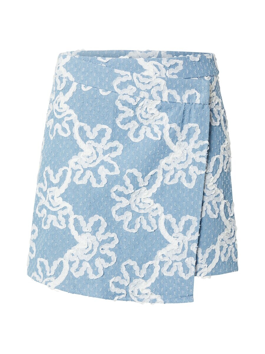 

Юбка мини PIECES Skirt PCLibbey, светло-синий