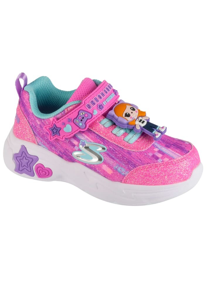 

Кроссовки на шнуровке Skechers Snuggle Sneaks - Skech Squad, розовый