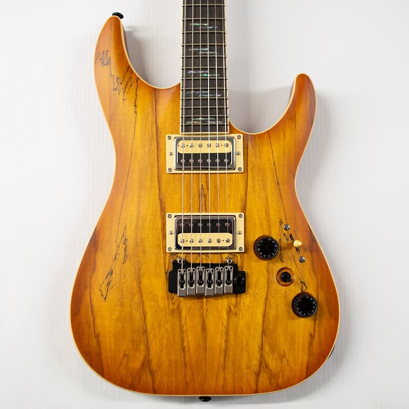 

Электрогитара Schecter C-1 Exotic Spalted Maple Electric Guitar - Satin Natural Vintage Burst