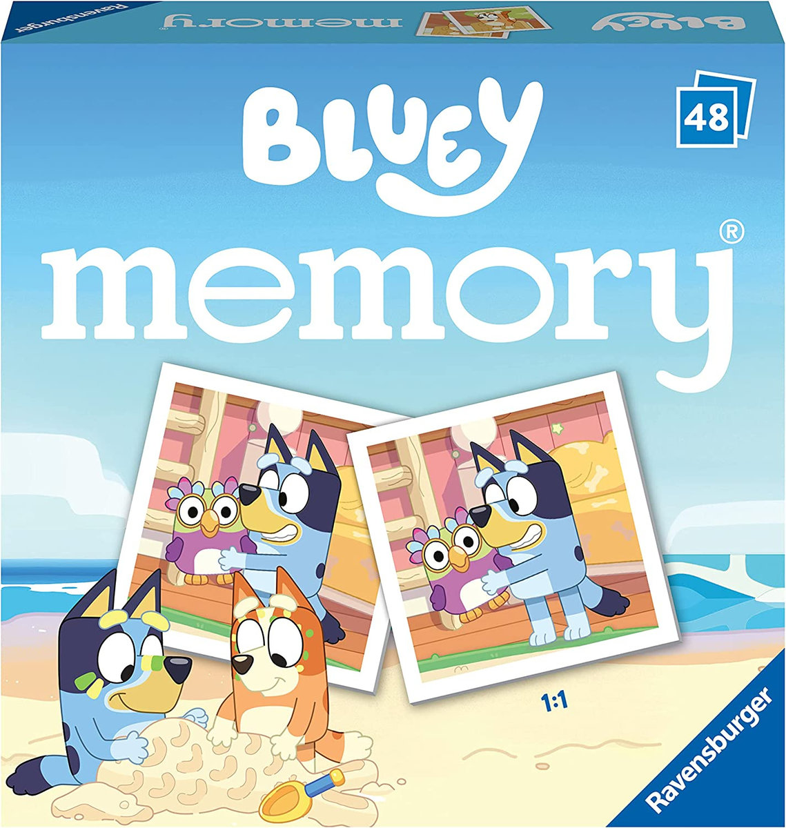 

Ravensburger, Bluey, игра на память для детей, 48 карточек