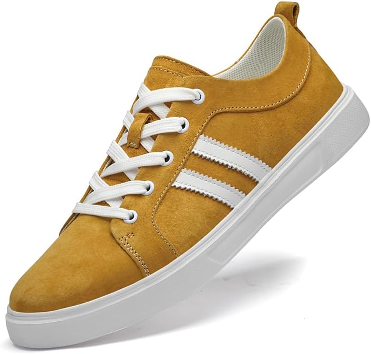 

Мужские стильные повседневные кроссовки, дышащие и удобные, с амортизацией и снижением нагрузки, подходят для ходьбы, поездок на работу, путешествий и повседневного уличного стиля Meixi Mobile, желтый