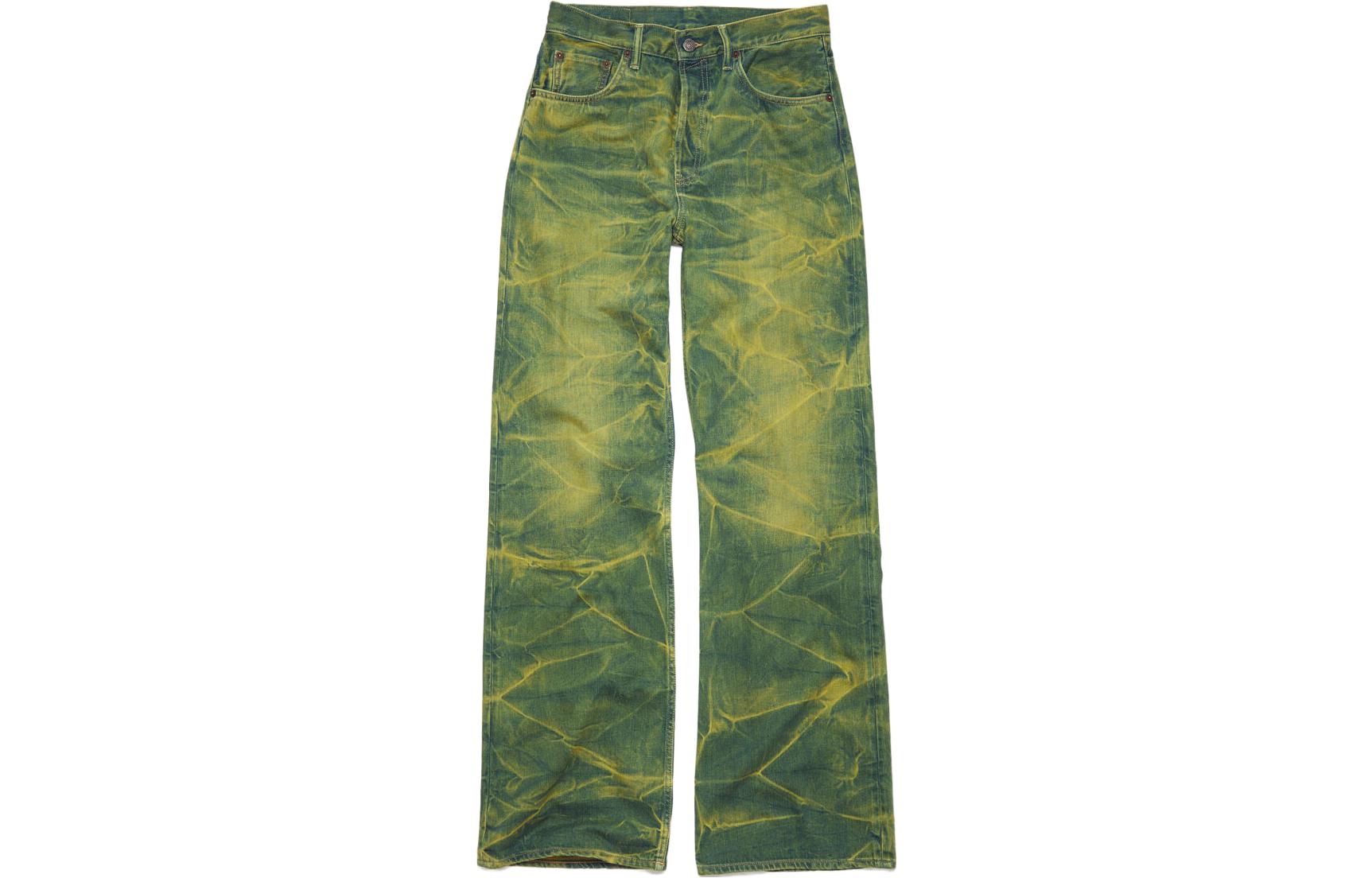 

Джинсы Regular Fit — 1977 Acne Studios, желтый/синий