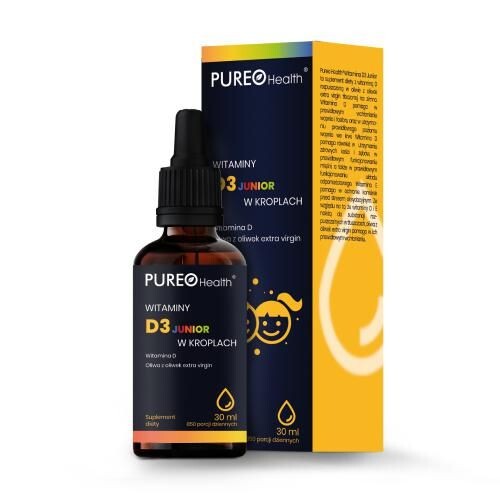 

Витамин Д3 для детей Pureo Health Witamina D3 Junior Krople, 30 мл