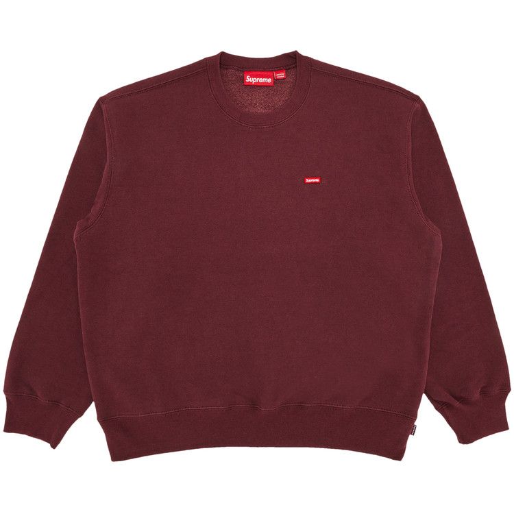 

Свитер Supreme Small Box Crewneck, Maroon